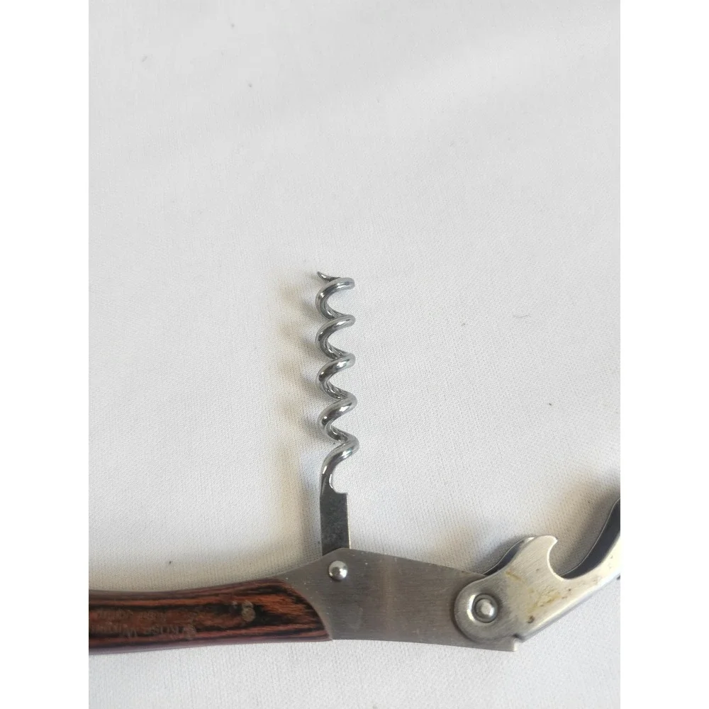 Rose Wineberg Royal Quality Waiters Corkscrew Wood Handle Wine Bottle Opener
